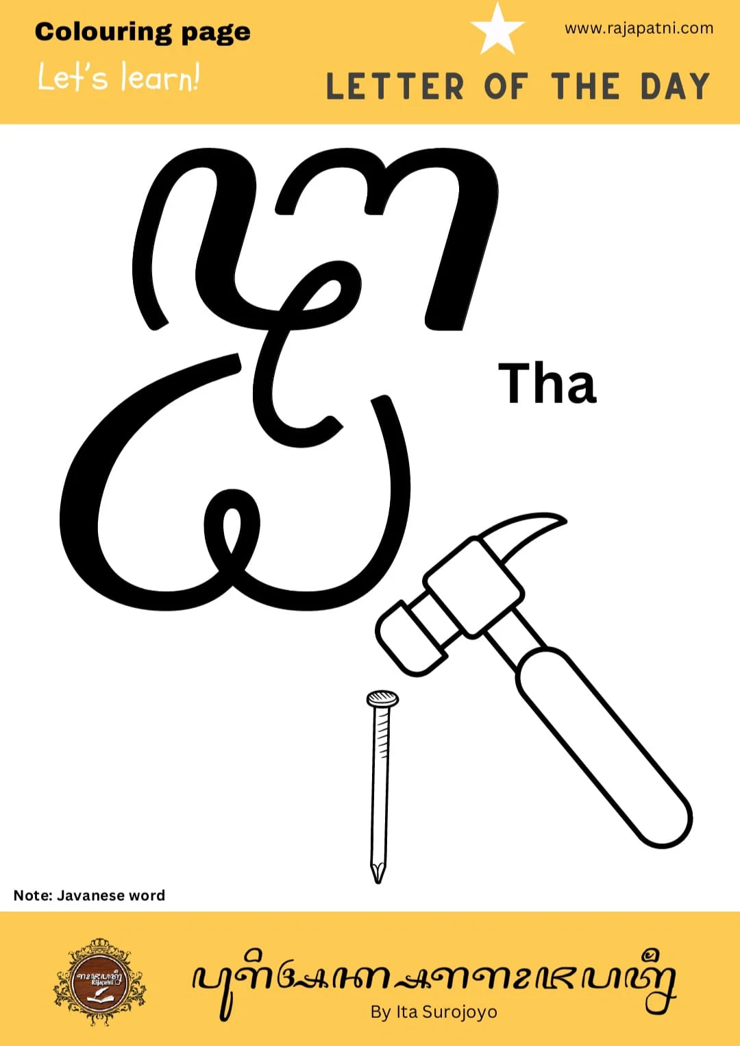 Ayo Sinau Aksara THA