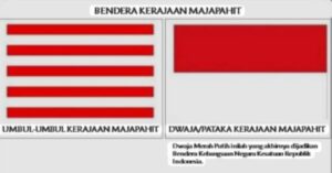 Berimajinasi Bendera Majapahit Berkibar di Pucuk Tiang Bendera Yang Bermakna Lingga Yoni.
