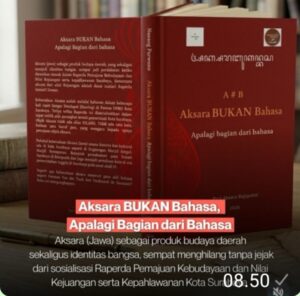 Saatnya AKSARA Bebas Dari Belenggu BAHASA.
