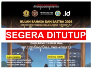 Pendaftaran Lomba Segera Ditutup