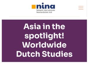 Netwerk Internationale Neerlandistiek in Azië (NINA) Buka Booth di Ajang Lomba Menulis Aksara Jawa.